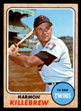 1968 Topps Baseball #220 Harmon Killebrew Twins VG-EX 546108