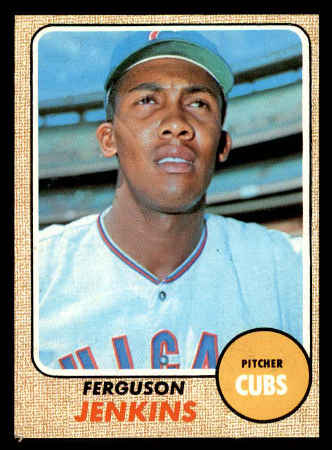 1968 Topps Baseball #410 Fergie Jenkins Cubs EX-MT 546109