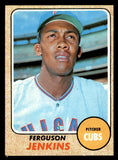 1968 Topps Baseball #410 Fergie Jenkins Cubs EX-MT 546109
