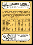 1968 Topps Baseball #410 Fergie Jenkins Cubs EX-MT 546109