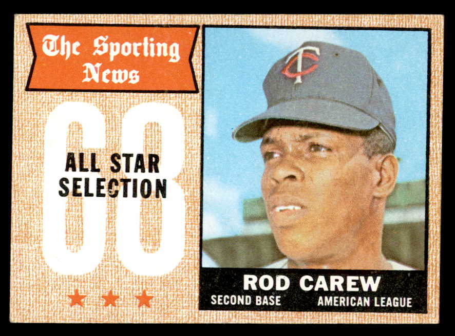 1968 Topps Baseball #363 Rod Carew A.S. Twins EX+/EX-MT 546112