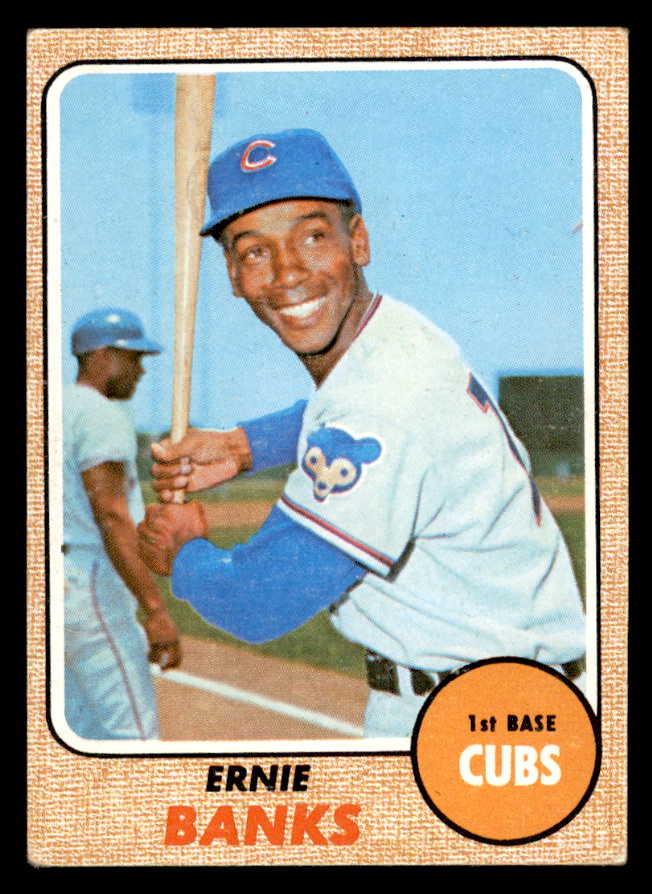 1968 Topps Baseball #355 Ernie Banks Cubs EX 546115