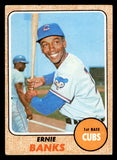 1968 Topps Baseball #355 Ernie Banks Cubs EX 546115