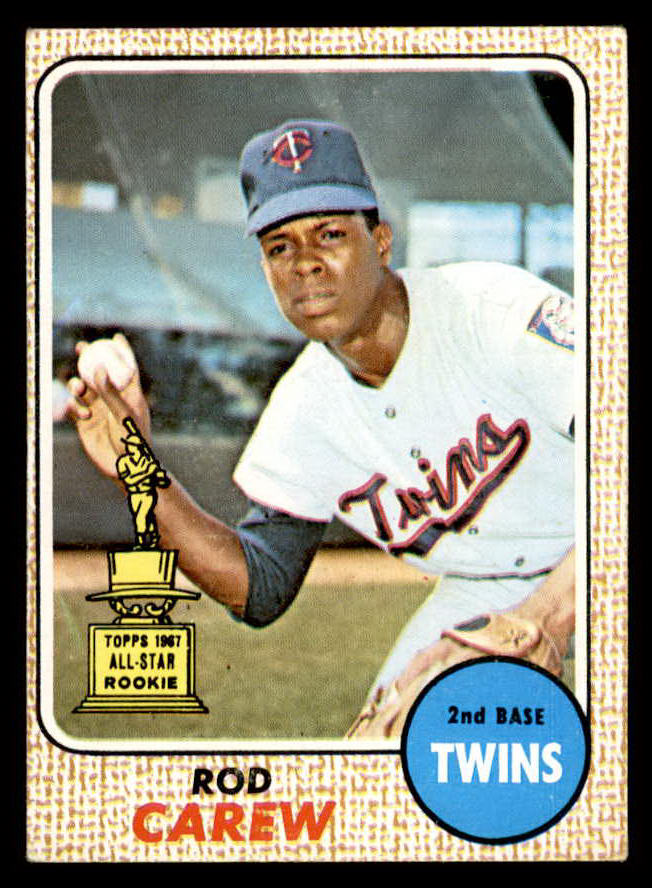 1968 Topps Baseball #080 Rod Carew Twins EX 546116