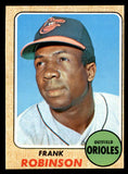 1968 Topps Baseball #500 Frank Robinson Orioles EX-MT 546122