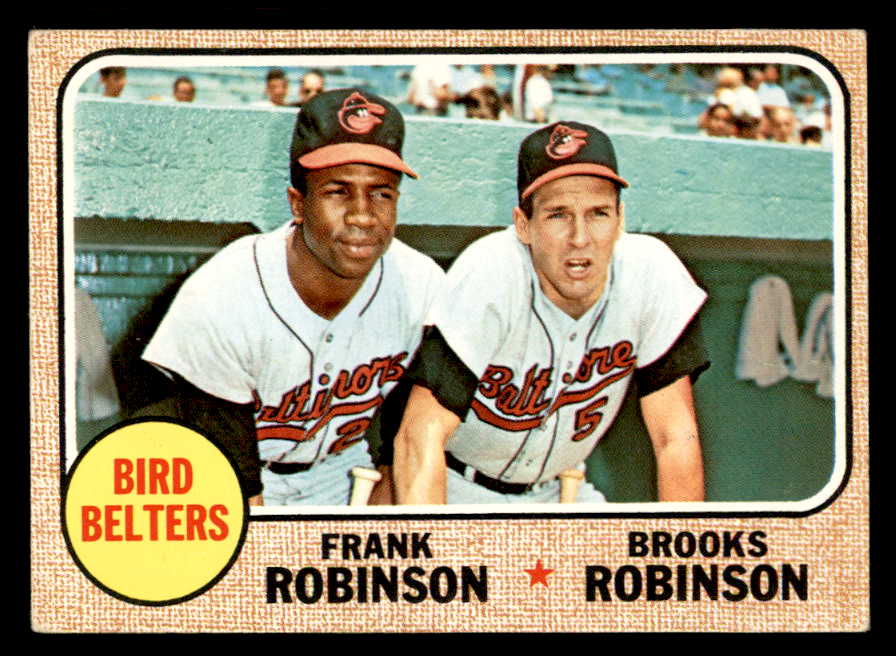 1968 Topps Baseball #530 Brooks Robinson Frank Robinson VG-EX 546125