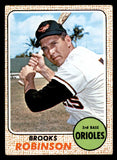 1968 Topps Baseball #020 Brooks Robinson Orioles VG-EX 546128