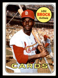 1969 Topps Baseball #085 Lou Brock Cardinals EX+/EX-MT 546131