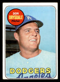 1969 Topps Baseball #400 Don Drysdale Dodgers VG-EX 546133