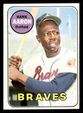 1969 Topps Baseball #100 Hank Aaron Braves EX+/EX-MT 546136