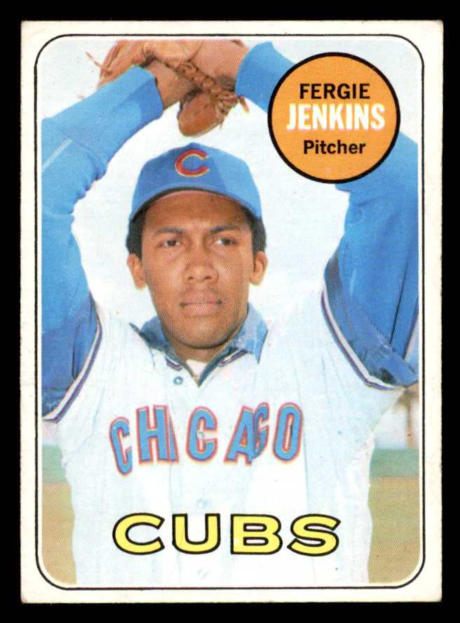 1969 Topps Baseball #640 Fergie Jenkins Cubs VG-EX 546141