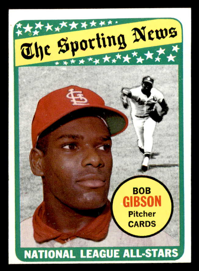 1969 Topps Baseball #432 Bob Gibson A.S. Cardinals EX-MT 546143
