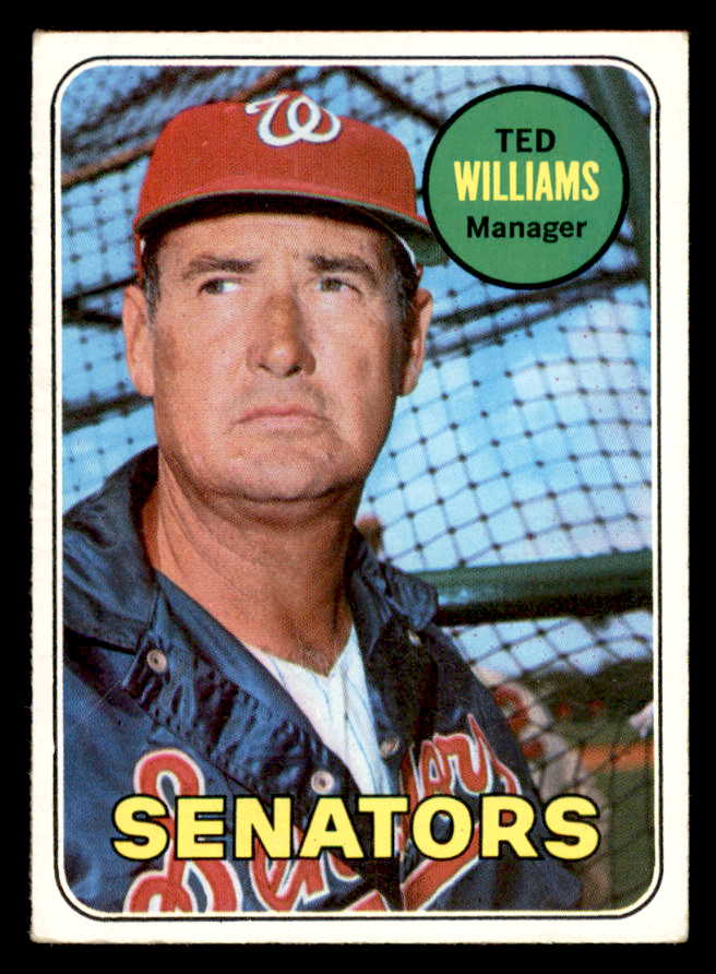 1969 Topps Baseball #650 Ted Williams Senators EX+/EX-MT 546149