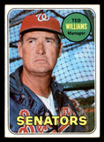 1969 Topps Baseball #650 Ted Williams Senators EX+/EX-MT 546149