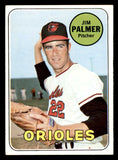 1969 Topps Baseball #573 Jim Palmer Orioles EX 546162