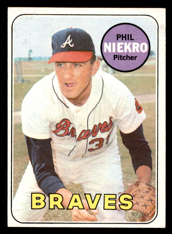 1969 Topps Baseball #355 Phil Niekro Braves VG-EX 546163
