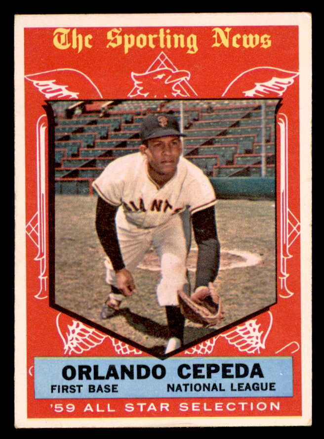 1959 Topps Baseball #553 Orlando Cepeda A.S. Giants EX 546169