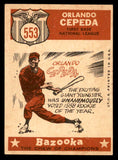1959 Topps Baseball #553 Orlando Cepeda A.S. Giants EX 546169