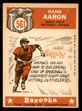 1959 Topps Baseball #561 Hank Aaron A.S. Braves VG-EX 546174