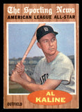 1962 Topps Baseball #470 Al Kaline A.S. Tigers VG-EX 546178