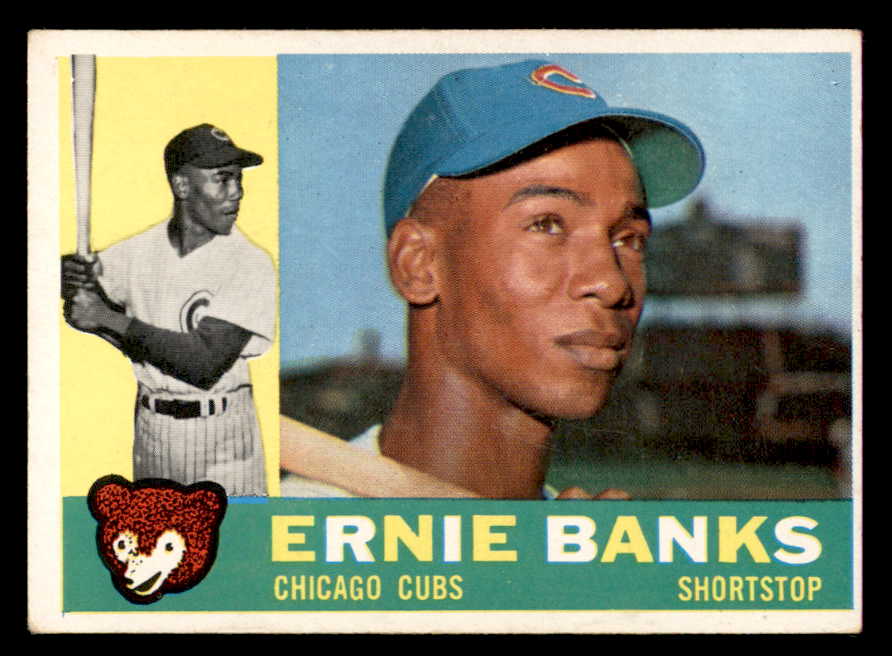 1960 Topps Baseball #010 Ernie Banks Cubs VG-EX 546179