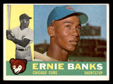 1960 Topps Baseball #010 Ernie Banks Cubs VG-EX 546181