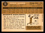 1960 Topps Baseball #010 Ernie Banks Cubs VG-EX 546181