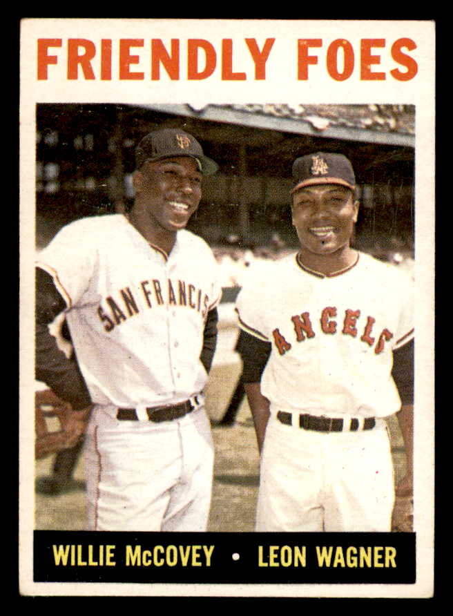 1964 Topps Baseball #041 Willie McCovey Leon Wagner VG-EX 546187