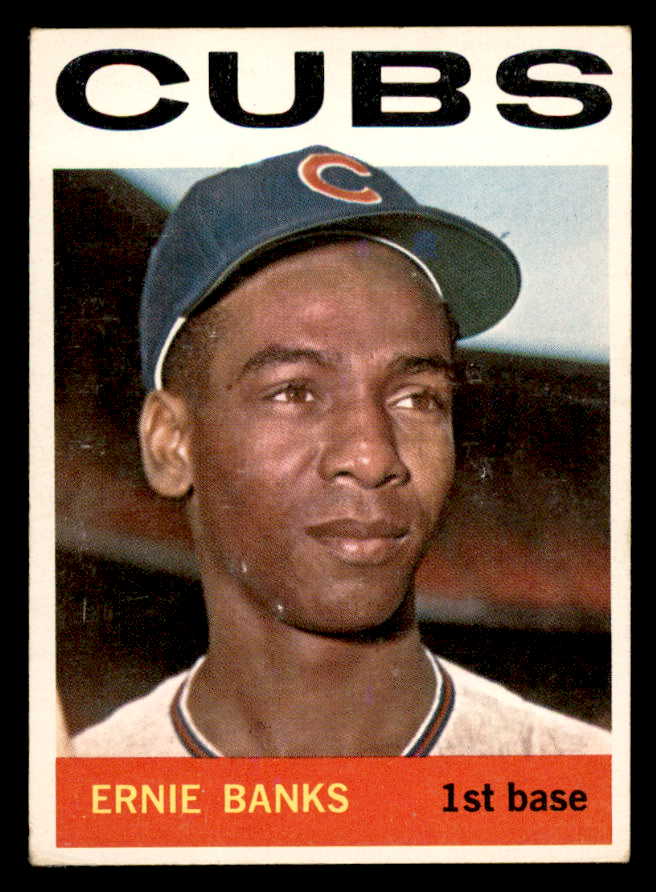 1964 Topps Baseball #055 Ernie Banks Cubs VG-EX 546193