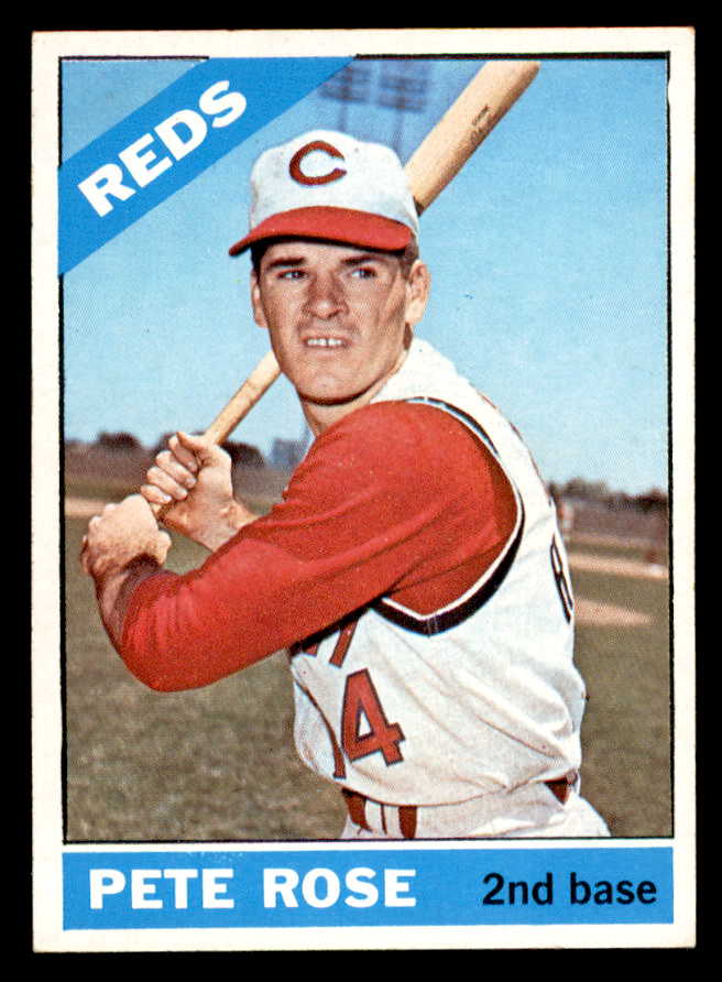 1966 Topps Baseball #030 Pete Rose Reds EX-MT 546201
