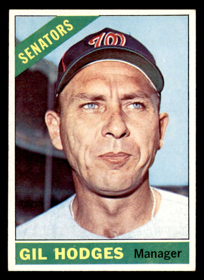 1966 Topps Baseball #385 Gil Hodges Senators EX-MT 546215