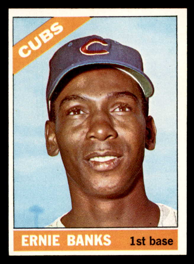 1966 Topps Baseball #110 Ernie Banks Cubs EX-MT 546219