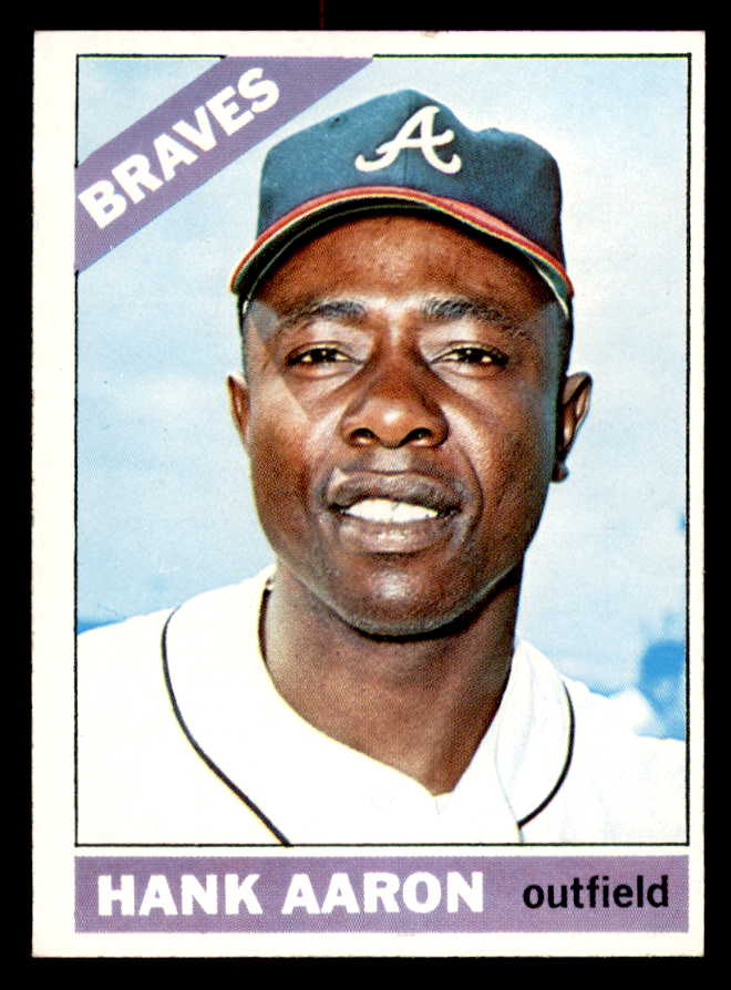 1966 Topps Baseball #500 Hank Aaron Braves VG-EX 546222