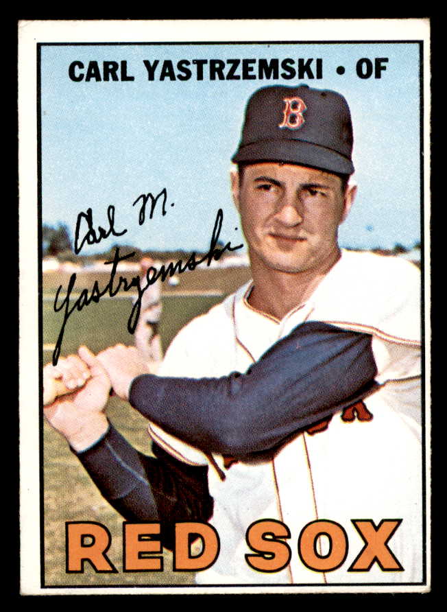 1967 Topps Baseball #355 Carl Yastrzemski Red Sox EX+/EX-MT 546225