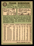 1967 Topps Baseball #100 Frank Robinson Orioles EX 546231