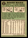 1967 Topps Baseball #045 Roger Maris Cardinals VG-EX 546236
