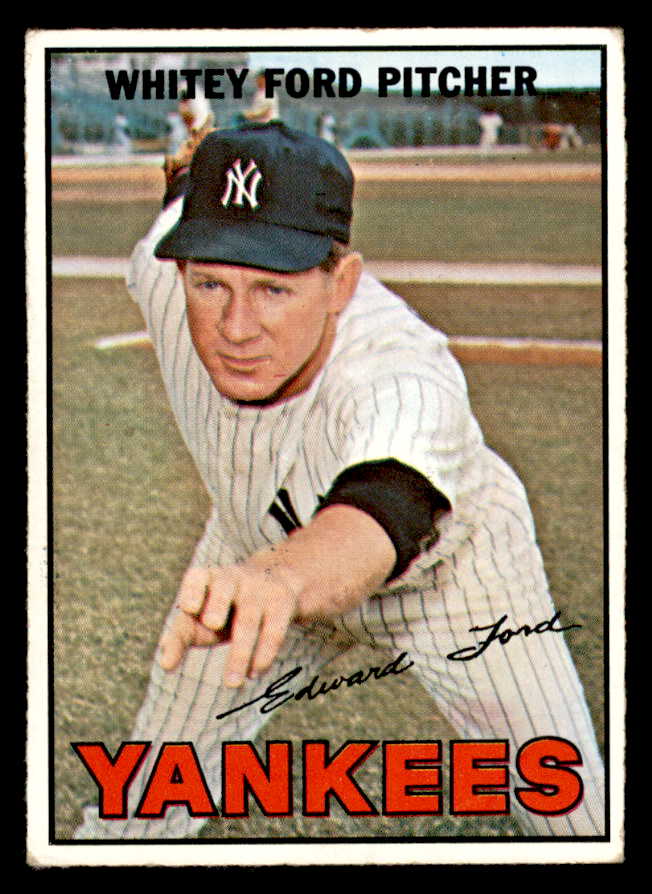 1967 Topps Baseball #005 Whitey Ford Yankees VG-EX 546239