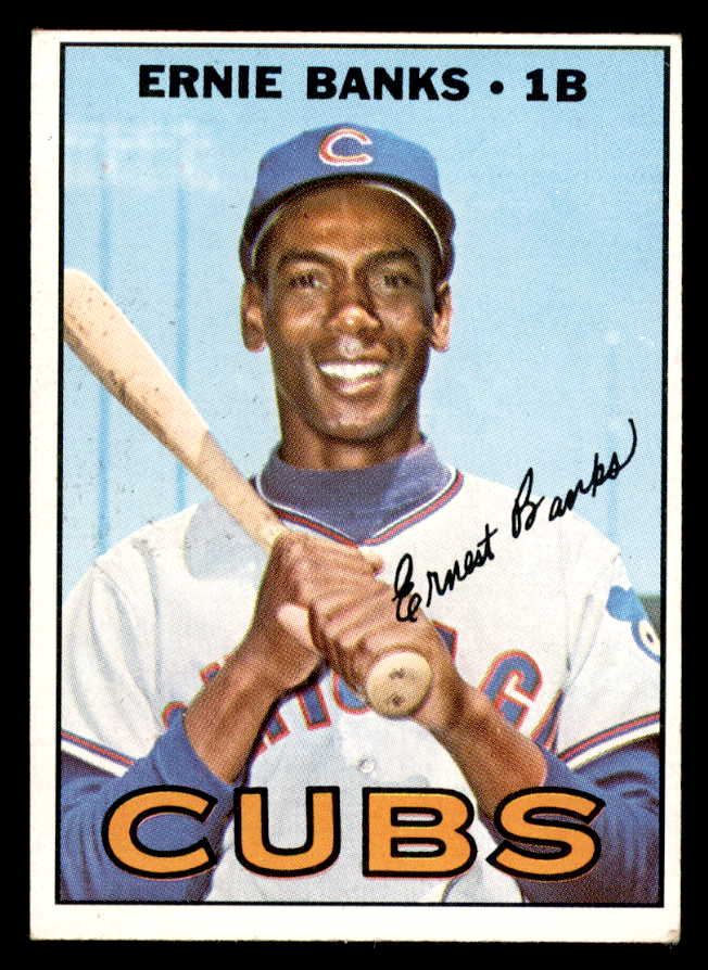 1967 Topps Baseball #215 Ernie Banks Cubs EX 546244
