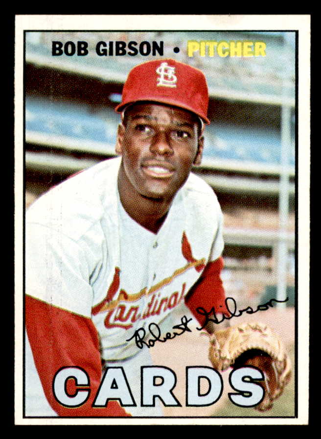 1967 Topps Baseball #210 Bob Gibson Cardinals EX-MT 546249