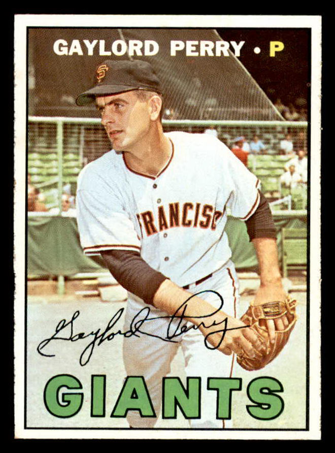 1967 Topps Baseball #320 Gaylord Perry Giants EX-MT 546255