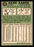 1967 Topps Baseball #250 Hank Aaron Braves VG-EX 546261