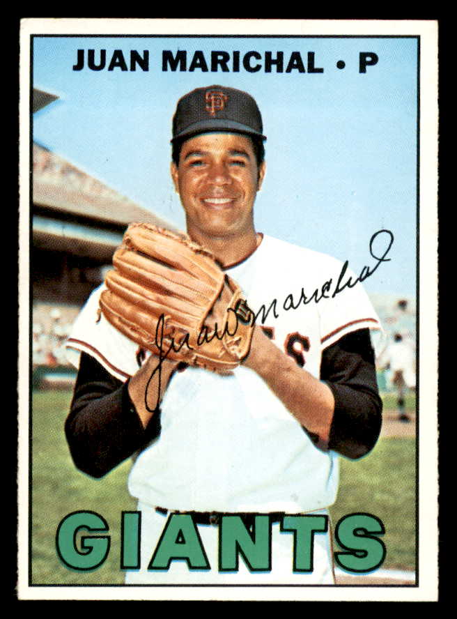 1967 Topps Baseball #500 Juan Marichal Giants EX 546270