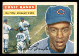 1956 Topps Baseball #015 Ernie Banks Cubs VG/VG-EX White 546278