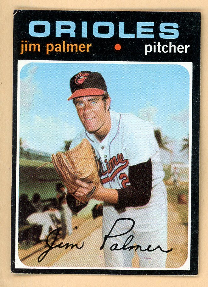 1971 Topps Baseball #570 Jim Palmer Orioles VG-EX 546282