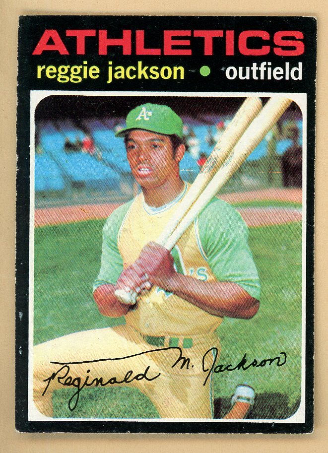 1971 Topps Baseball #020 Reggie Jackson A's EX 546285
