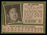 1971 Topps Baseball #180 Al Kaline Tigers EX 546287