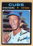 1971 Topps Baseball #525 Ernie Banks Cubs EX+/EX-MT 546289