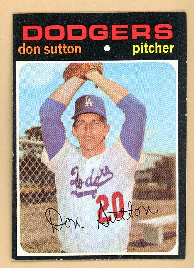 1971 Topps Baseball #361 Don Sutton Dodgers EX-MT 546293