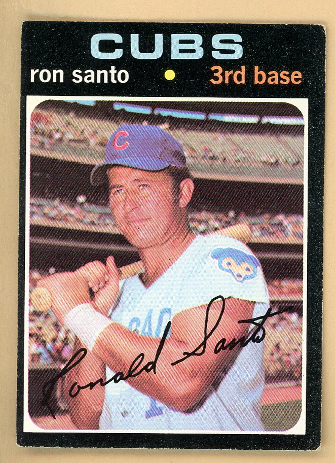 1971 Topps Baseball #220 Ron Santo Cubs EX 546294