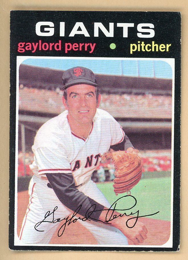 1971 Topps Baseball #140 Gaylord Perry Giants EX 546297